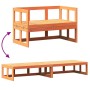 Extendable garden sofa bench solid brown pine wood by , garden benches - Ref: Foro24-844659, Price: 139,14 €, Discount: %