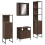 Badezimmermöbel-Set, 4-teilig, Eichenbraun-Sperrholz von , Badezimmermöbel - Ref: Foro24-3214769, Preis: 262,50 €, Rabatt: %