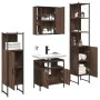 Badezimmermöbel-Set, 4-teilig, Eichenbraun-Sperrholz von , Badezimmermöbel - Ref: Foro24-3214769, Preis: 262,50 €, Rabatt: %