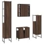 Badezimmermöbel-Set, 4-teilig, Eichenbraun-Sperrholz von , Badezimmermöbel - Ref: Foro24-3214769, Preis: 262,50 €, Rabatt: %