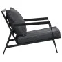 Garden furniture 5 pieces and dark gray aluminum cushions by vidaXL, Garden sets - Ref: Foro24-47817, Price: 1,00 €, Discount: %