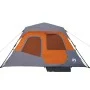 Tienda familiar 6 personas impermeable apertura rápida gris de , Tiendas de campaña - Ref: Foro24-94297, Precio: 145,97 €, De...