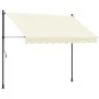Cream fabric and steel retractable awning 250x150 cm by , Awnings - Ref: Foro24-368746, Price: 82,23 €, Discount: %