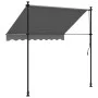 Anthrazitgraue einziehbare Markise aus Stoff und Stahl, 200 x 150 cm von , Markisen - Ref: Foro24-368738, Preis: 84,53 €, Rab...