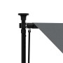Anthrazitgraue einziehbare Markise aus Stoff und Stahl, 200 x 150 cm von , Markisen - Ref: Foro24-368738, Preis: 95,25 €, Rab...