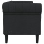Chesterfield 3-seater black fabric sofa by , Sofas - Ref: Foro24-372558, Price: 325,96 €, Discount: %