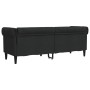 Chesterfield 3-seater black fabric sofa by , Sofas - Ref: Foro24-372558, Price: 325,96 €, Discount: %