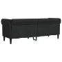 Chesterfield 3-seater black fabric sofa by , Sofas - Ref: Foro24-372558, Price: 319,04 €, Discount: %