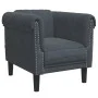 Dark gray velvet armchair by , Sofas - Ref: Foro24-372566, Price: 174,82 €, Discount: %