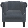 Dunkelgrauer Samtsessel von , Sofas - Ref: Foro24-372566, Preis: 177,31 €, Rabatt: %