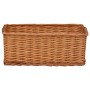 Stackable basket set 4 pieces brown willow by vidaXL, Storage baskets - Ref: Foro24-286981, Price: 47,34 €, Discount: %