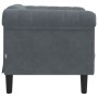 Dunkelgrauer Samtsessel von , Sofas - Ref: Foro24-372566, Preis: 177,31 €, Rabatt: %