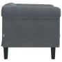 Sillón de terciopelo gris oscuro de , Sofás - Ref: Foro24-372566, Precio: 174,80 €, Descuento: %