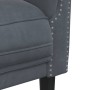 Dunkelgrauer Samtsessel von , Sofas - Ref: Foro24-372566, Preis: 177,31 €, Rabatt: %
