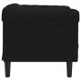 Black velvet armchair by , Sofas - Ref: Foro24-372570, Price: 175,40 €, Discount: %