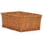 Stackable basket set 4 pieces brown willow by vidaXL, Storage baskets - Ref: Foro24-286981, Price: 47,34 €, Discount: %