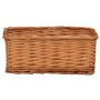 Stackable basket set 4 pieces brown willow by vidaXL, Storage baskets - Ref: Foro24-286981, Price: 47,34 €, Discount: %