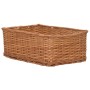 Stackable basket set 4 pieces brown willow by vidaXL, Storage baskets - Ref: Foro24-286981, Price: 47,34 €, Discount: %