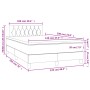 Boxspringbett mit Matratze und dunkelgrauem LED-Samt 120x190 cm von , Betten und Lattenroste - Ref: Foro24-3270172, Preis: 38...