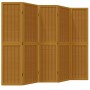 5-panel partition screen solid brown paulownia wood by , Room dividers - Ref: Foro24-358821, Price: 124,45 €, Discount: %