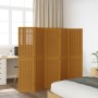 5-panel partition screen solid brown paulownia wood by , Room dividers - Ref: Foro24-358821, Price: 124,45 €, Discount: %