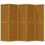 5-panel partition screen solid brown paulownia wood by , Room dividers - Ref: Foro24-358821, Price: 122,40 €, Discount: %