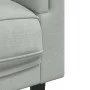 Sillón con cojín terciopelo gris claro de , Sofás - Ref: Foro24-372622, Precio: 136,83 €, Descuento: %