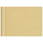 Balcony screen 100% polyester Oxford sand color 75x1000 cm by , Umbrellas - Ref: Foro24-4000027, Price: 38,66 €, Discount: %