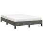Estructura de cama terciopelo gris oscuro 120x190 cm de , Camas y somieres - Ref: Foro24-379503, Precio: 82,52 €, Descuento: %