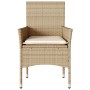 Garden armchairs with cushions 2 units beige synthetic rattan by , Garden chairs - Ref: Foro24-368113, Price: 127,44 €, Disco...