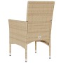 Garden armchairs with cushions 2 units beige synthetic rattan by , Garden chairs - Ref: Foro24-368113, Price: 127,44 €, Disco...