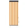 Weißes und orangefarbenes Außenrollo 60x250 cm von vidaXL, Jalousien und Jalousien - Ref: Foro24-145945, Preis: 39,34 €, Raba...