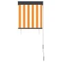Weißes und orangefarbenes Außenrollo 60x250 cm von vidaXL, Jalousien und Jalousien - Ref: Foro24-145945, Preis: 39,34 €, Raba...