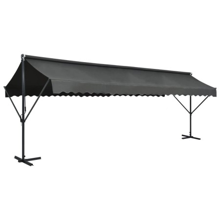 Toldo de pie independiente gris antracita 600x300 cm de vidaXL, Sombrillas - Ref: Foro24-145888, Precio: 528,83 €, Descuento: %