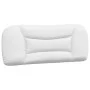 Estructura cama con LED cuero sintético blanco negro 100x200 cm de , Camas y somieres - Ref: Foro24-3213919, Precio: 160,81 €...