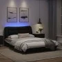 Bettgestell mit LED Kunstleder schwarz weiß 120x200 cm von , Betten und Lattenroste - Ref: Foro24-3213925, Preis: 174,53 €, R...