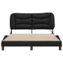 Bettgestell mit LED Kunstleder schwarz weiß 120x200 cm von , Betten und Lattenroste - Ref: Foro24-3213925, Preis: 174,53 €, R...