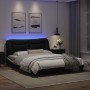 Bettgestell mit LED-Licht PE-Leder schwarz weiß 160x200 cm von , Betten und Lattenroste - Ref: Foro24-3213946, Preis: 254,71 ...