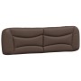 Bed frame with LED light brown synthetic leather 180x200cm by , Beds and slatted bases - Ref: Foro24-3213950, Price: 235,01 €...