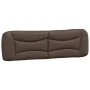 Bed frame with LED light brown synthetic leather 180x200cm by , Beds and slatted bases - Ref: Foro24-3213950, Price: 273,94 €...