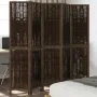 5-teiliges Trennsieb aus dunkelbraunem Paulownia-Holz von , Raumteiler - Ref: Foro24-358662, Preis: 112,77 €, Rabatt: %