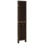 5-teiliges Trennsieb aus dunkelbraunem Paulownia-Holz von , Raumteiler - Ref: Foro24-358662, Preis: 112,77 €, Rabatt: %