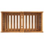 Planter with solid acacia wood lining 84x42x100 cm by , Pots and planters - Ref: Foro24-366439, Price: 149,37 €, Discount: %