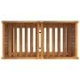 Planter with solid acacia wood lining 84x42x100 cm by , Pots and planters - Ref: Foro24-366439, Price: 163,58 €, Discount: %