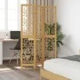 3-panel partition screen solid brown paulownia wood by , Room dividers - Ref: Foro24-358861, Price: 80,01 €, Discount: %