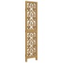 Biombo separador de 3 paneles madera maciza paulownia marrón de , Divisores de ambientes - Ref: Foro24-358861, Precio: 95,06 ...