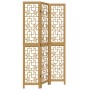 3-panel partition screen solid brown paulownia wood by , Room dividers - Ref: Foro24-358863, Price: 79,51 €, Discount: %