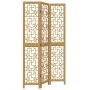 3-panel partition screen solid brown paulownia wood by , Room dividers - Ref: Foro24-358863, Price: 74,46 €, Discount: %
