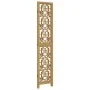 3-teilige Trennwand aus massivem braunem Paulownia-Holz von , Raumteiler - Ref: Foro24-358863, Preis: 74,46 €, Rabatt: %