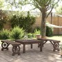 Gartenbänke 2 Einheiten aus massivem Tannenholz von , Gartenstühle - Ref: Foro24-3207136, Preis: 210,87 €, Rabatt: %